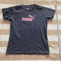 PUMA プーマ ロゴプリント Tシャツ ネイビーのサムネイル