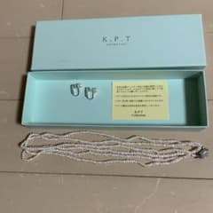 K.P.T Collection 本真珠 ネックレス イヤリング セットのサムネイル