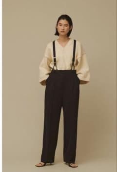 Curensology ＆RC サスペンダーパンツ　白　F Curensology サスペンダー付きパンツ ブラック F - メルカリ