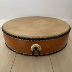 和太鼓 平太鼓 1尺1寸 34.5cm 和楽器 上鳴 日本製 くりぬき 本革