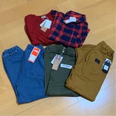 新品未使用★男の子 5点セット★トレーナー シャツ パンツ 130センチのサムネイル