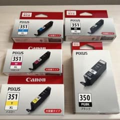 Canon PIXUS キャノン純正インク BCI-350/351まとめ売り - メルカリ