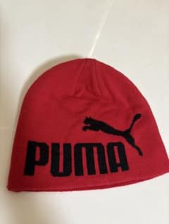PUMA キッズ ニット帽 ビーニー レッドのサムネイル