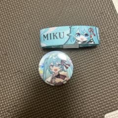 初音ミク 缶バッジ ラバーバンド セットのサムネイル