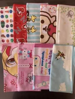 [中古] 給食ナフキン　9枚セット①のサムネイル