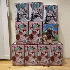 初音ミク フィギュア』 まとめ売り チロルミク アウトドア ぬースト 白