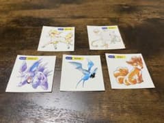 トップ製菓 ポケットモンスター シール 5枚セットのサムネイル