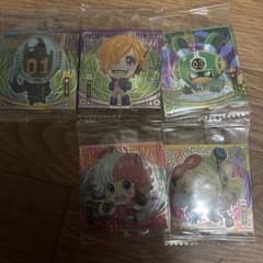 ワンピース Dr.ベガパンク シール 5種セットのサムネイル