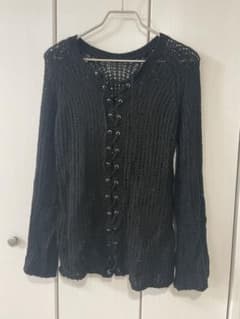 Killstar 黒 ニットセーター レースアップのサムネイル
