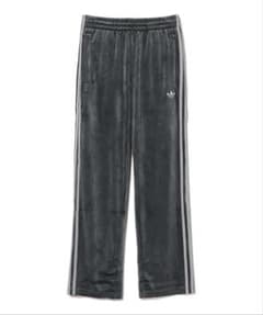 adidas Originals ベロア ジャージ パンツ グレー Mのサムネイル
