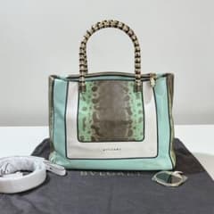 希少☆ブルガリ セルペンティ スカリエ ハンドバッグ 2way ショルダー 