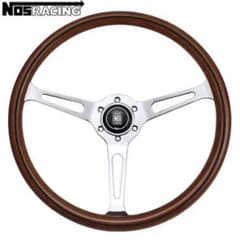 NARDI 15インチ ナルディクラシックウッドステアリング車ハンドル NARDI ナルディクラシックポリッシュウッドステアリング車ハンドル15