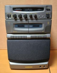 動作品 COLUMBIA カラオケシステム マイク・カセット付 昭和レトロ 美