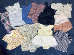 女の子　70 80トップス  ワンピース　甚平　春服　夏服　まとめ　セットのサムネイル