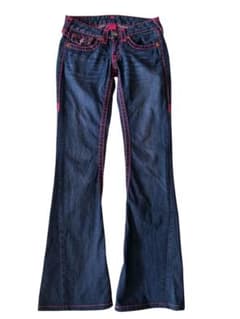 TRUE RELIGIONピンクステッチ美品 - メルカリ