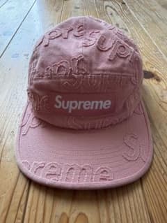 Supreme キャップ ピンク ロゴ刺繍のサムネイル