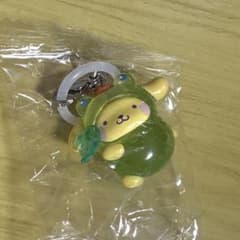 ポムポムプリン カエル 着ぐるみ キーホルダー ガチャのサムネイル