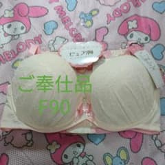 ご奉仕品大きいサイズブラジャー&ショーツセット  F90のサムネイル
