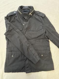 BURBERRY BLACK LABEL ミリタリージャケット 黒 Mのサムネイル