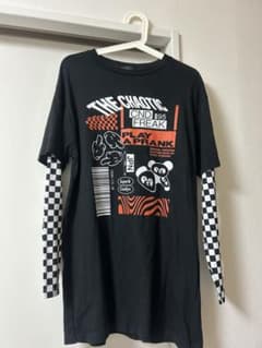 Candy Stripper 重ね着風 長袖Tシャツ - 3