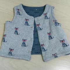 値下げ！GAPbaby ベスト リバーシブルのサムネイル