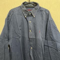 Ralph Lauren ネイビーシャツ 100%コットンのサムネイル