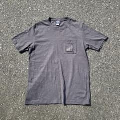00s HANG TEN T-shirt, chest pocket, faded, vintage, used clothing