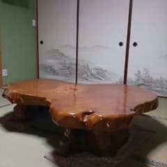 銀杏の一枚板の工芸品のサムネイル