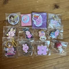 BT21 COOKY 키링 캔 배지