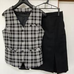 事務服　ベストスカート上下セットのサムネイル