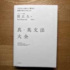[美品] 真・英文法大全 関正生 英語 学習参考書のサムネイル