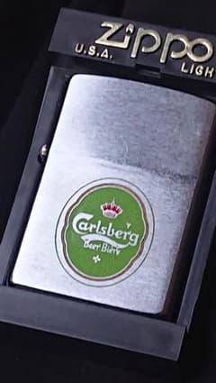 ZIPPO Carlsberg ヴィンテージ カナダ工場1984 ? - メルカリ