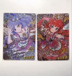 おねがいアイプリ第3だん 2枚セット エマ＆ナナ【サインカード】のサムネイル