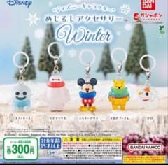 最終値下げ‼️ディズニーめじるしアクセサリーwinter コンプセットガチャガチャのサムネイル