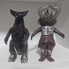ウルトラマン 怪獣 ソフビ アントラー　ゴモラ　１９８３年 日本製　２体セットのサムネイル