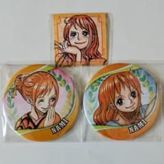 Thumbnail of ONE PIECE ナミ ジャンフェス 原画 缶バッジ シールセット