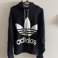 adidas Originals トレフォイル パーカー ブラックのサムネイル