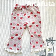 futafuta ベビー ズボン 70cm 花柄 フリル フレア 女の子のサムネイル
