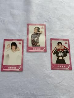 ME:I 海老原鼓　笠原桃奈　山本すず　日プ チェキ風　3枚セットのサムネイル