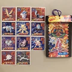 当時物】アマダ ポケットモンスター 最強シール烈伝 改 束16枚 おまけ 
