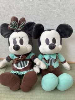 ディズニー　デココレ　チョコミント　ミッキー ミニー ぬいぐるみ セットのサムネイル