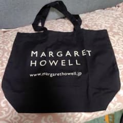 MARGARET HOWELL トートバッグ ブラックのサムネイル