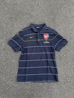 00s NIKE ナイキ アーセナル ヴィンテージポロシャツ ネイビー