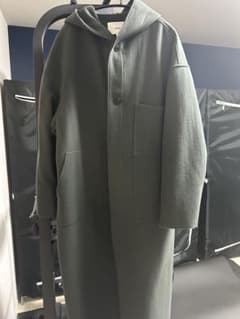 HYKE 別注 フーデッドコート サイズ5 XXL チャコールのサムネイル