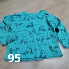 SIMPLE FREE ベビー 長袖カットソー 95cm クマ柄のサムネイル