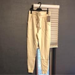 売切り！値下げ！goa イージーパンツ 新品 スウェット キナリ色（白）のサムネイル