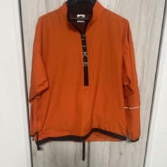 NIKE ハーフジップ ナイロンジャケット オレンジ - メルカリ