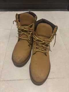 Timberlandブラウン スエード ハイカットブーツ - メルカリ