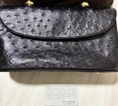 濱野皮革工藝　フォーマル　ハンドバック　ブラックのサムネイル