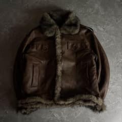 archive Faux Mouton Jacket grunge ITARY제